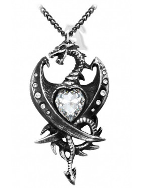 BLACK DRAGON PENDANT WITH A...