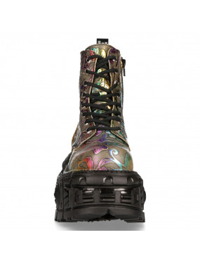 NEWROCK ALL COLORS GIRL'S MILITARY STYLE DESIGN BOOTS