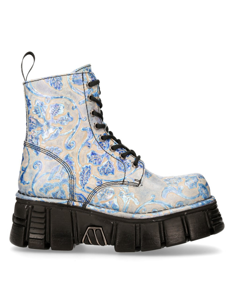 NEWROCK FLORAL VINTAGE BLUE HOLO 