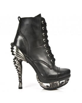 NEW ROCK GOTHIC ANKLE BOOTS WITH HIGH HEEL