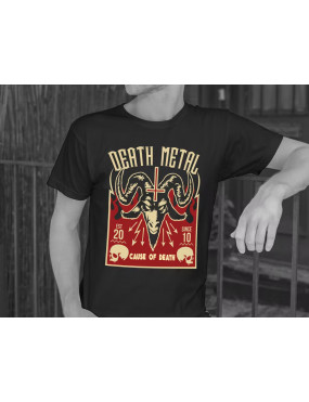 Death Metal T-shirt black color