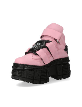 Tank platform shoes pink