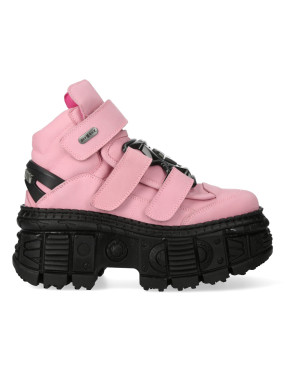 Tank platform shoes pink