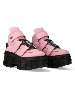 Tank platform shoes pink