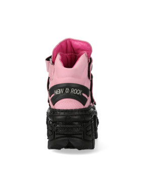 Tank platform shoes pink