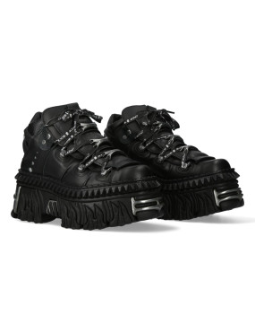 Newrock black platform shoes