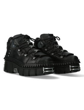 Newrock black platform shoes