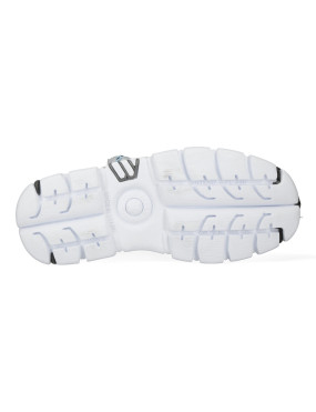 Newrock white napa Ankle boots