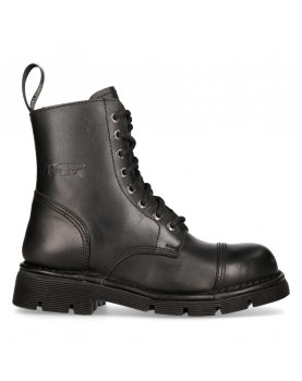 BLACK NEW ROCK ARMY BOOTS